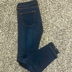 Women's Zara Women’s premium Denim collection dark blue jeans. Size 8.
